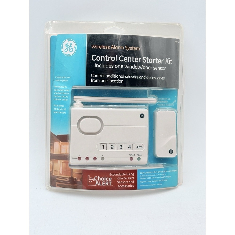GE‎ Wireless Alarm System Control Center Starter Kit  Choice Alert Security New
